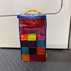 B You learning blocks for baby and toddler